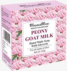 Peony Goat Milk Handmade Soap with Glycerin