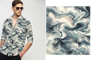 Digital Printed Shirting Fabric