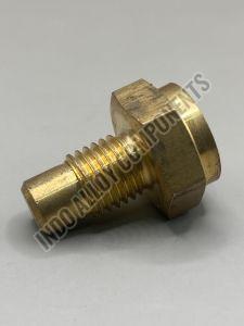 Brass Hex Temperature Sensor Bolt Polished