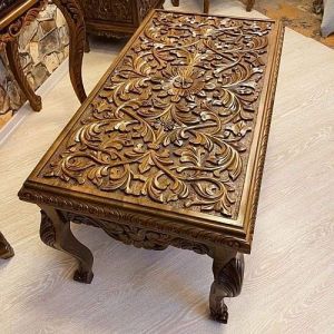 Carved Wooden Table