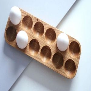 Oak Wood Egg Tray