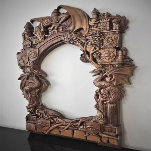 Wooden Carving 3d Wall Art Photo Frame