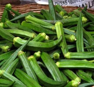Fresh Green Okra
