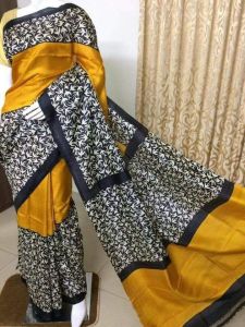 Printed Murshidabad Silk Saree