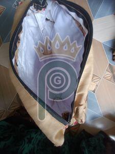 Cotton Brown Ladies Shoulder Bag