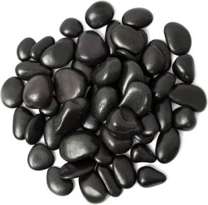 Black Decorative Pebble Stone