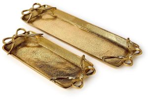 Aluminum Bow Handle Tray