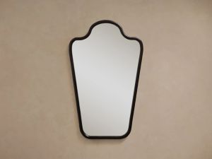 Black Curved Wall Mirror Frame