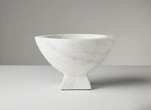 Marble Pedestal Accent Bowl