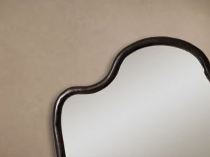 Black Curved Wall Mirror Frame