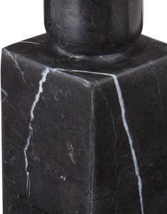 Black Marble Candle Lighting Set OF 2 Pcs