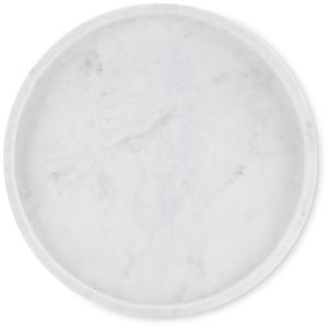 White Marble Pierced Serve Tray