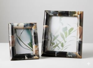 Horn Mosaic Photo Frame