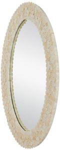 Decorative Oval Shell Vanity Mirror
