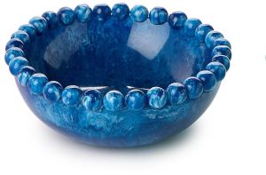 Resin Beaded Rim Bowl Set OF 3 Pcs