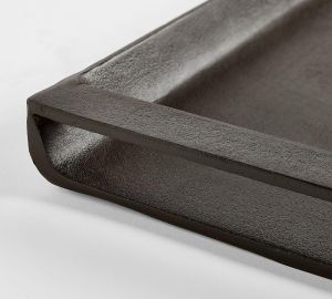 Black Metal Serve Tray