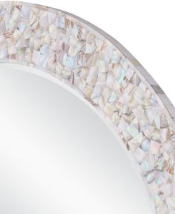 Mother OF Pearl Round Wall Mirror Frame