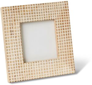 Mosaic Checkered Wood Photo Frame