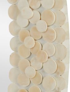 Decorative Oval Shell Vanity Mirror