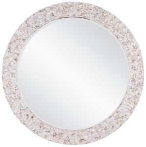 Mother OF Pearl Round Wall Mirror Frame