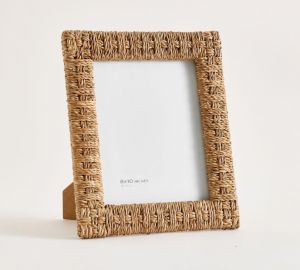 Woven Seagrass Rope Photo Frame