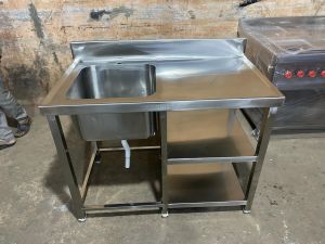 Stainless Steel Double Sink Unit
