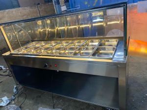 Stainless Steel Curry Display Counter