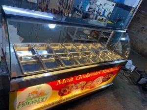 Stainless Steel Curry Display Counter