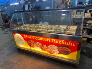 Stainless Steel Curry Display Counter