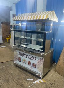 Stainless Steel Chat Display Counter