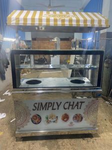 Stainless Steel Chat Display Counter