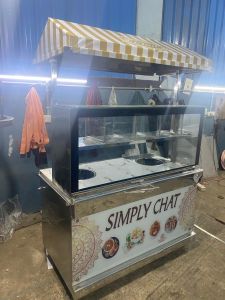 Stainless Steel Chat Display Counter