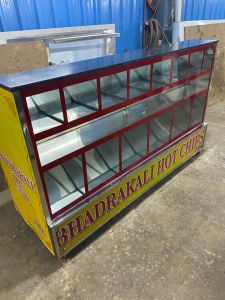 Stainless Steel Hot Chip Display Counter