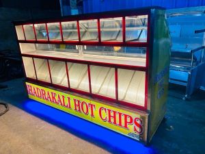 Stainless Steel Hot Chip Display Counter