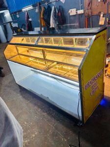 Stainless Steel Hot Chip Display Counter