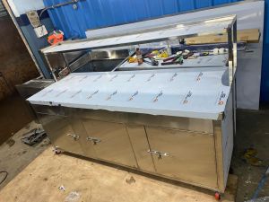 Silver Stainless Steel Pick Up Counter