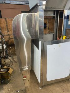 Stainless Steel Hot Chip Display Counter