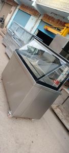 Stainless Steel Moveable Fish Display Counter