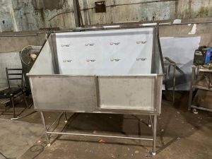 Stainless Steel Dog Bath Tub