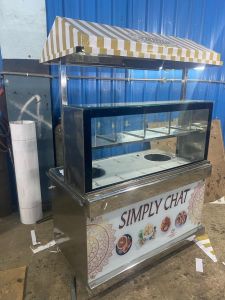 Stainless Steel Chat Display Counter