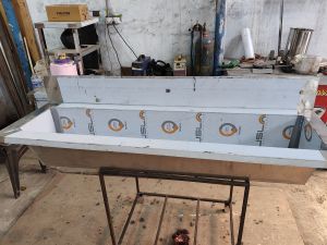 Stainless Steel Wall Mounted Sink Unit