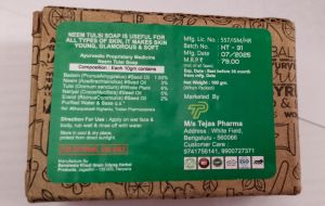 100gm Neem Tulsi Handmade Soap