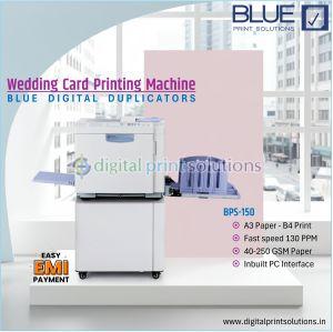 Wedding Card Printing Machine - Blue BPS150 Digital Duplicator