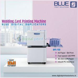 Wedding Card Printing Machine - Blue BPS150 Digital Duplicator