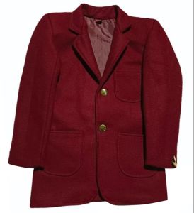 Maroon School Blazer Coat