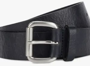 Mens Black Leather Belt