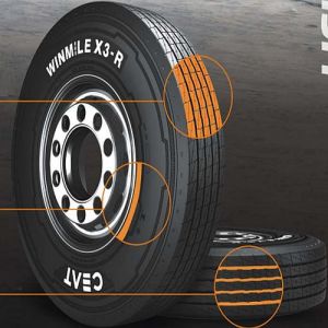 5 Rib Design Winmile X3 R Ceat Lcv Bias Tyre