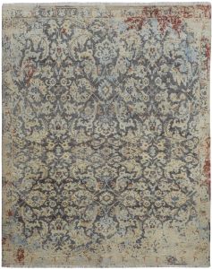 Saaj Traditional Abstract Hand Knotted Multi Design Carpet
