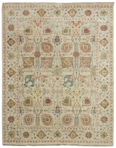 Viraaj Traditional Hand Knotted Beige Carpet