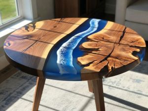 luxury epoxy resin dining coffee tables
